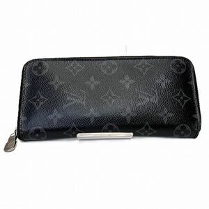 Louis Vuitton Zippy Wallet Vertical Monogram Eclipse Long Wallet Canvas M62295